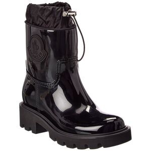 Moncler Kickstream Rubber Boot, Black